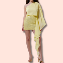 Cargar imagen en el visor de la galería, Minifalda Tubo de Lentejuelas – Sarah Chole