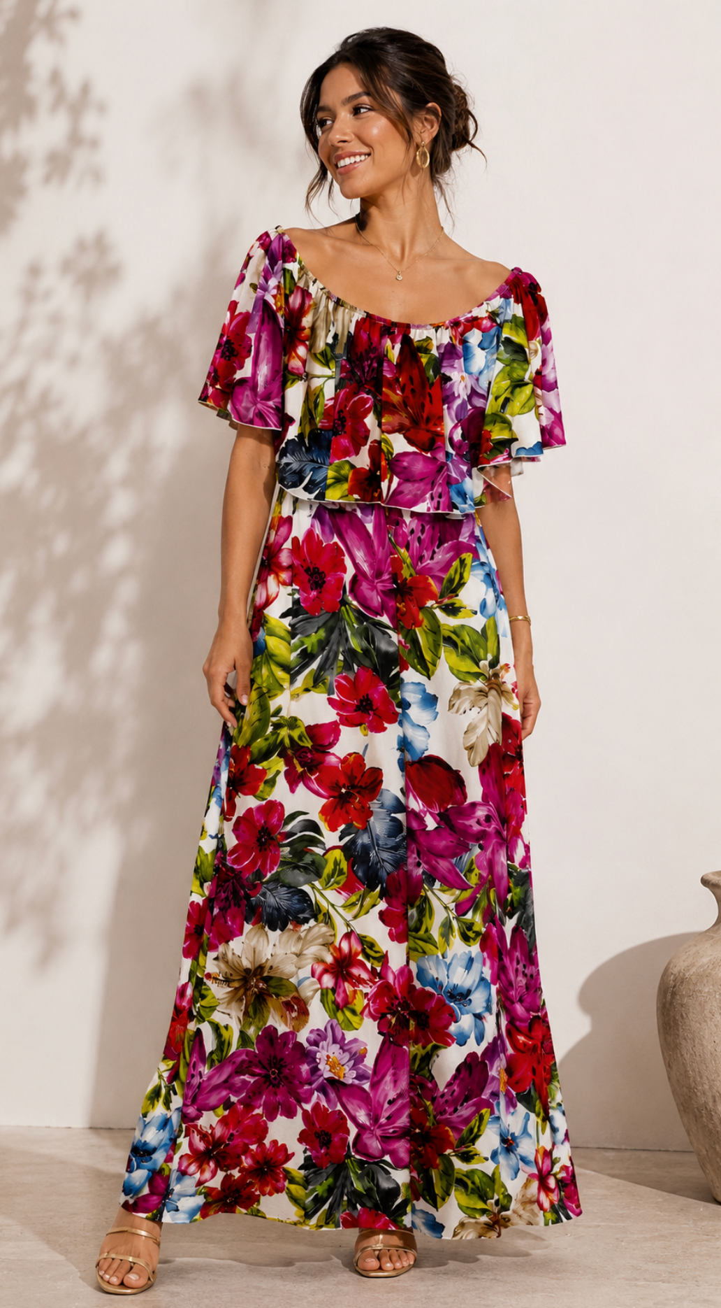 Vestido Largo Floral Paradise