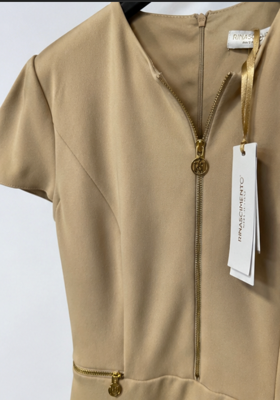 Vestido Beige Éclat