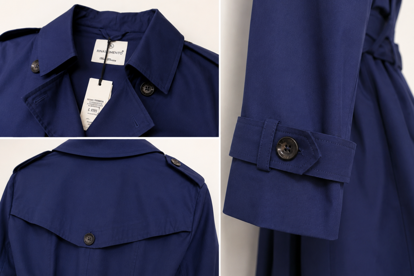 Gabardina Navy Essence