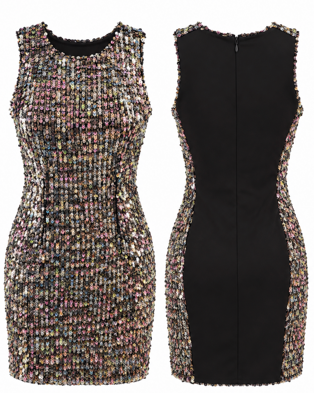 Vestido Lentejuelas Multicolor – Shine