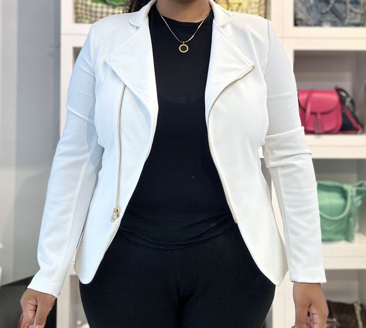 Chaqueta con cremallera Rinascimento
