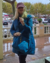 Cargar imagen en el visor de la galería, Bolso de Nylon Azul Petróleo