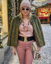Cargar imagen en el visor de la galería, Abrigo de piel pelliccia