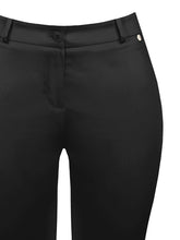 Cargar imagen en el visor de la galería, Pantalón curvy negro algodon Kitana
