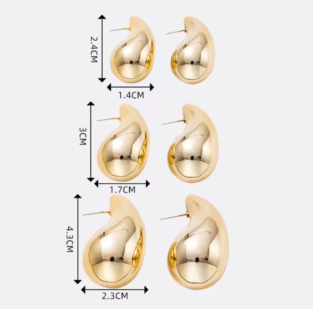 Pendientes Glowria – Acero Inoxidable | Alvisa & Co.