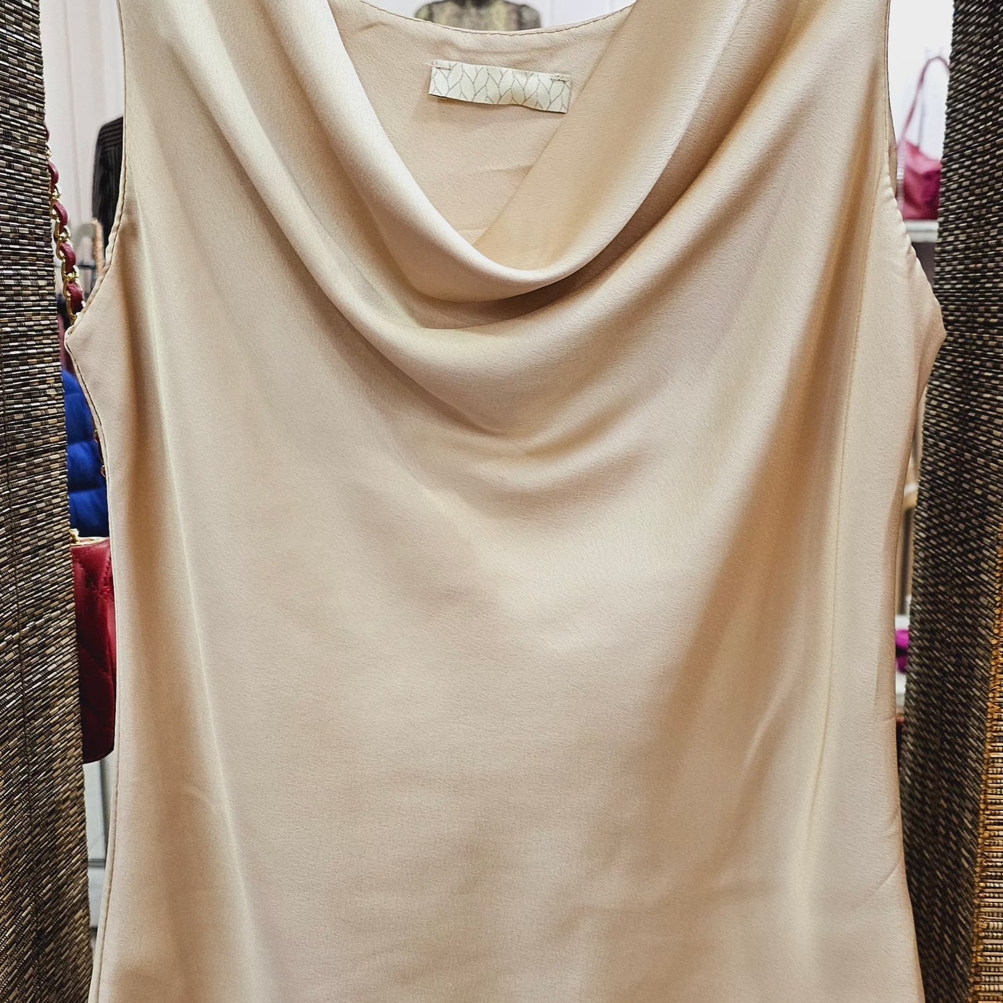 TOP SATEN con tirantes largo distintos colores