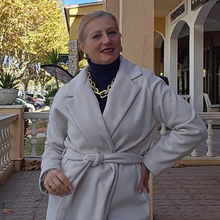 Cargar imagen en el visor de la galería, Abrigo Eleganza beige con flacos
