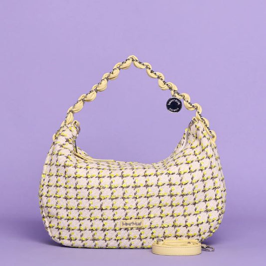 Bolso hobo tweed Mimi-Mua