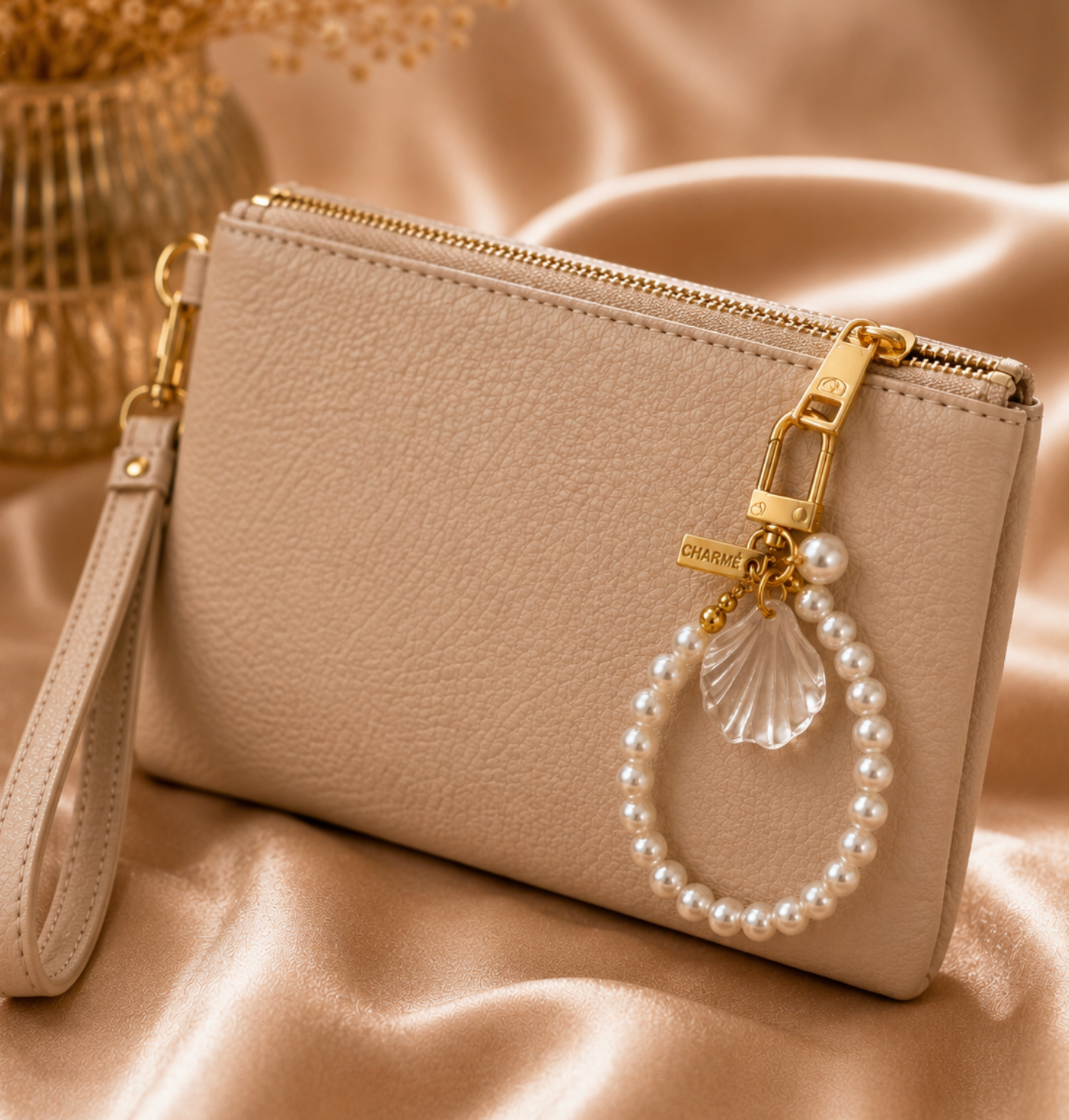 Charm Pearl Shell Gold