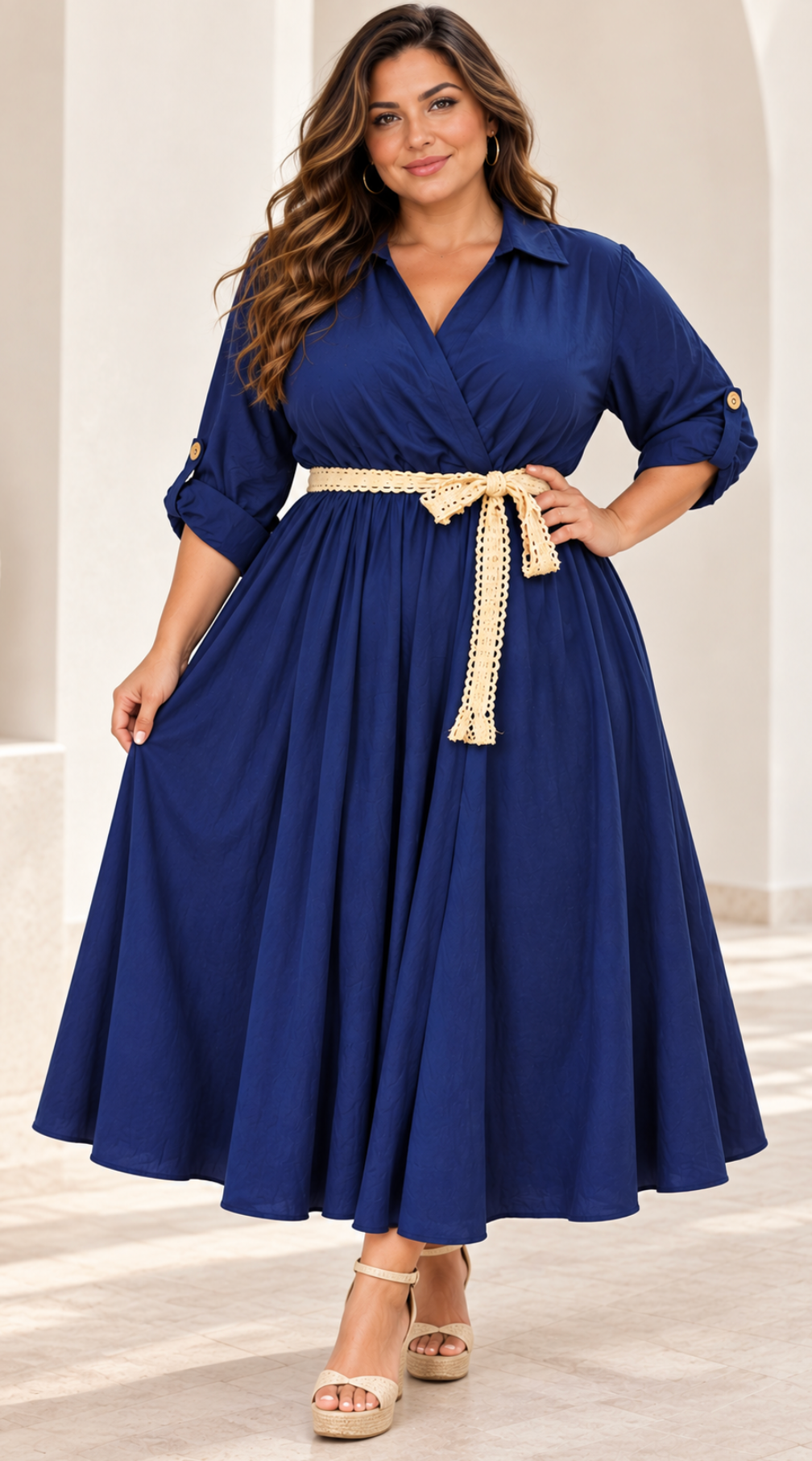 Vestido Capri Azul Marino