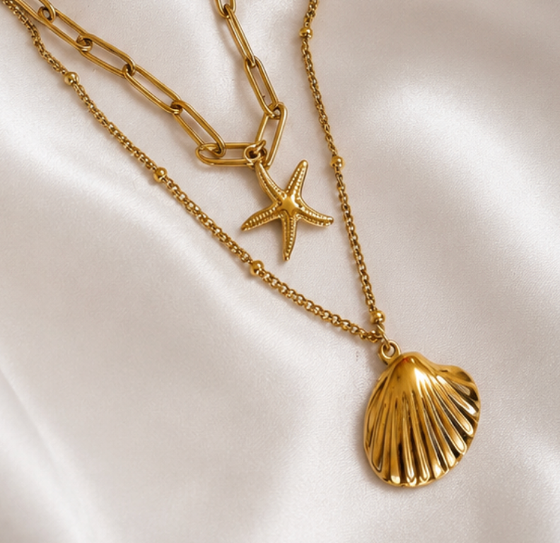 Collar Doble Golden Coast