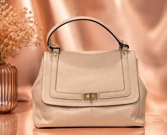 Bolso Elegance Nude 100% Piel