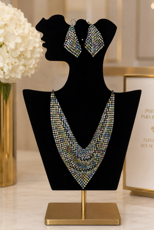 Conjunto Aurora Prism – Swarovski Elements
