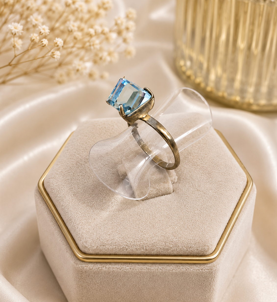 Anillo Blue Essence Swarovski