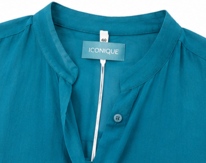 Vestido Camisero Fluido Turquesa