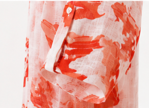 Vestido Camisero Lino Estampado