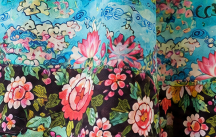 Vestido Largo Boho Floral Turquesa – Escote Halter