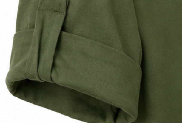 Vestido Camisero Oversize Caqui "Essence"