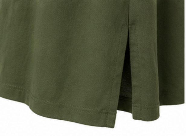 Vestido Camisero Oversize Caqui "Essence"