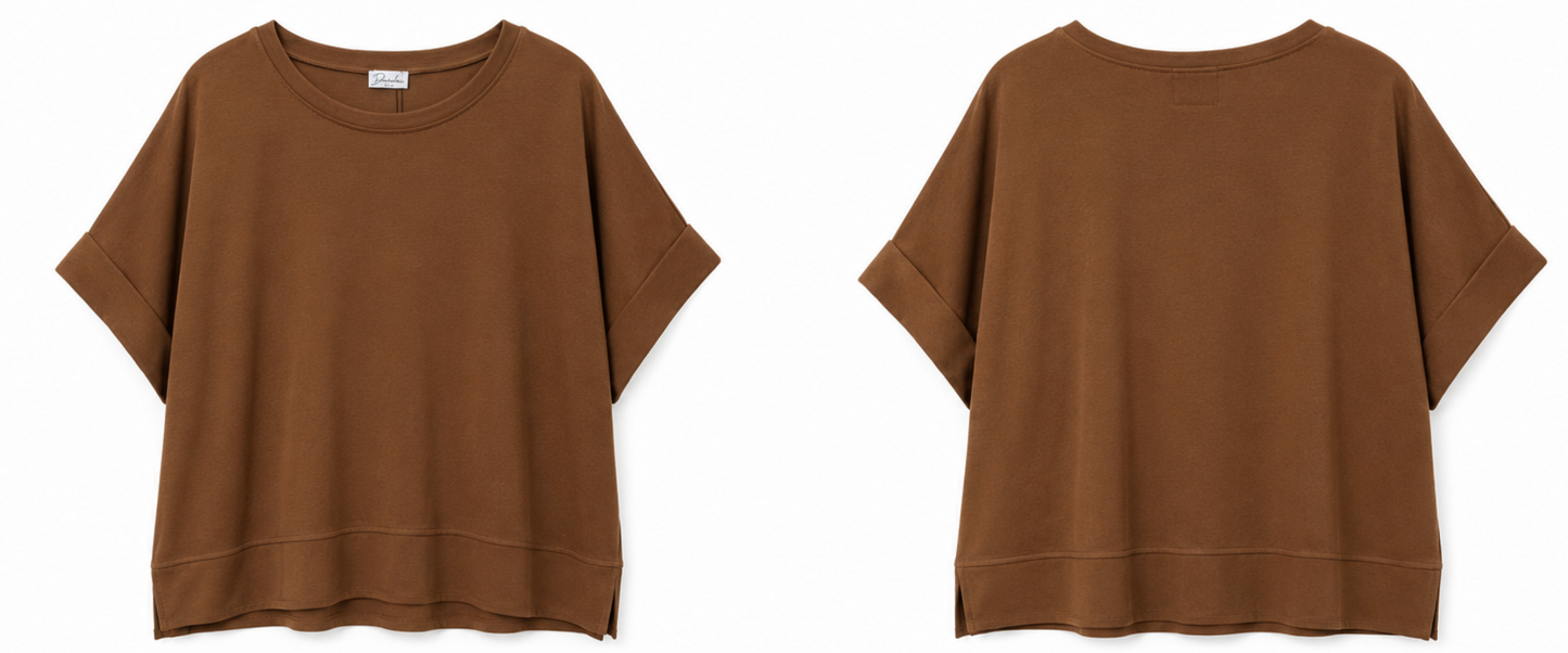 Camiseta Oversize Camel