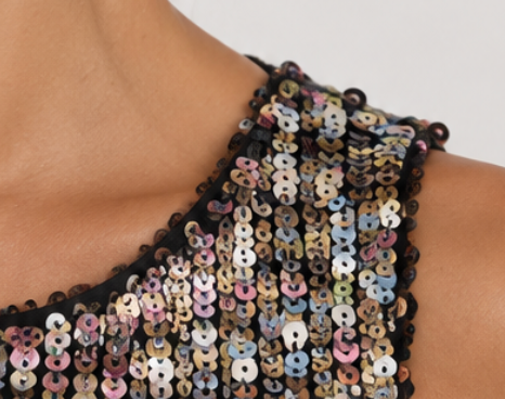 Vestido Lentejuelas Multicolor – Shine