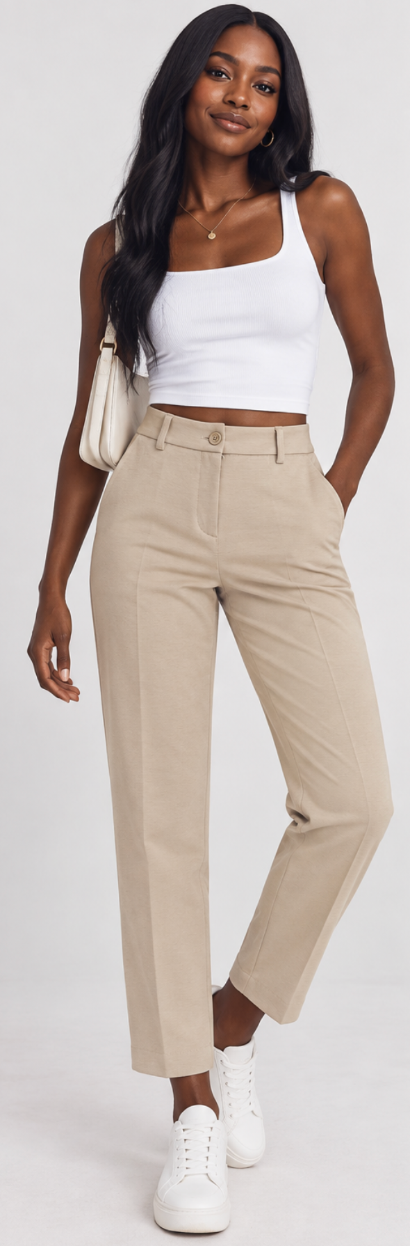 Pantalón Sastre Beige Essential