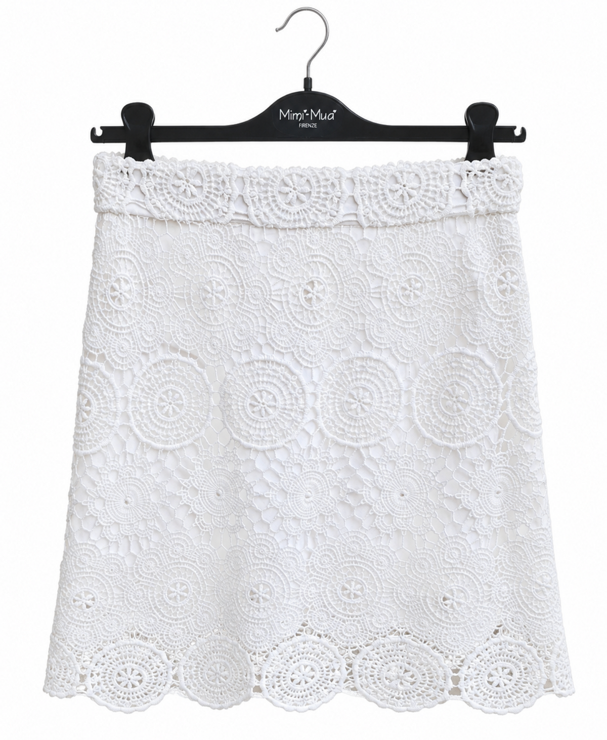 Falda Crochet Blanca