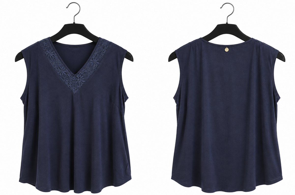 Blusa Marina Bordada