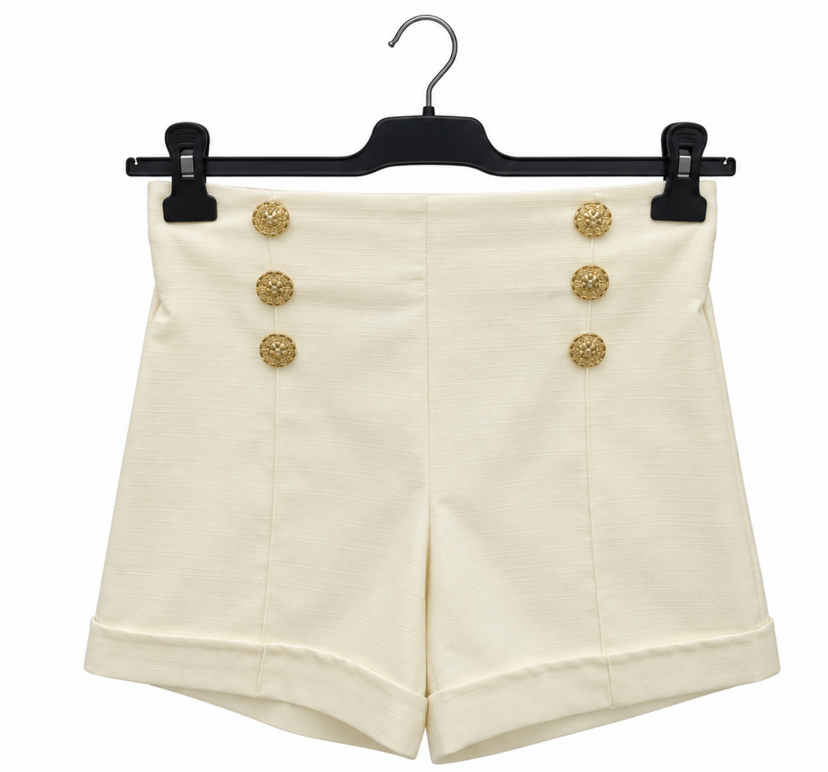 Short Riviera con Botones Dorados