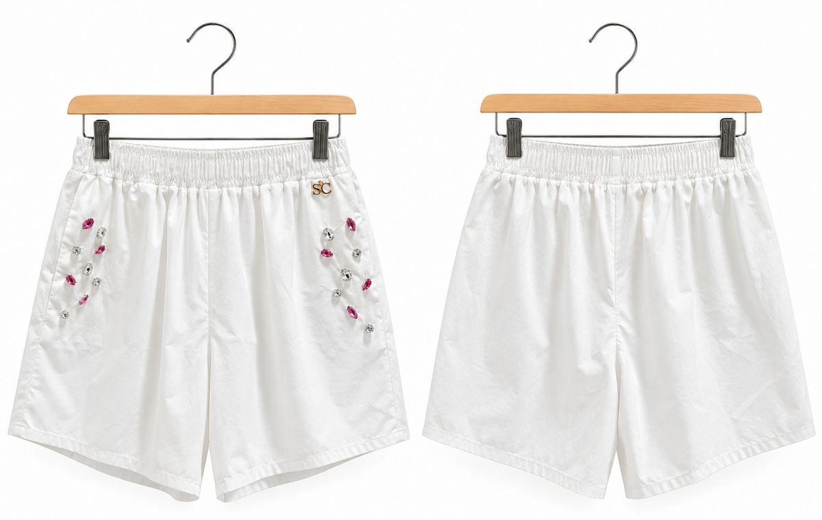 Short Joya Blanco
