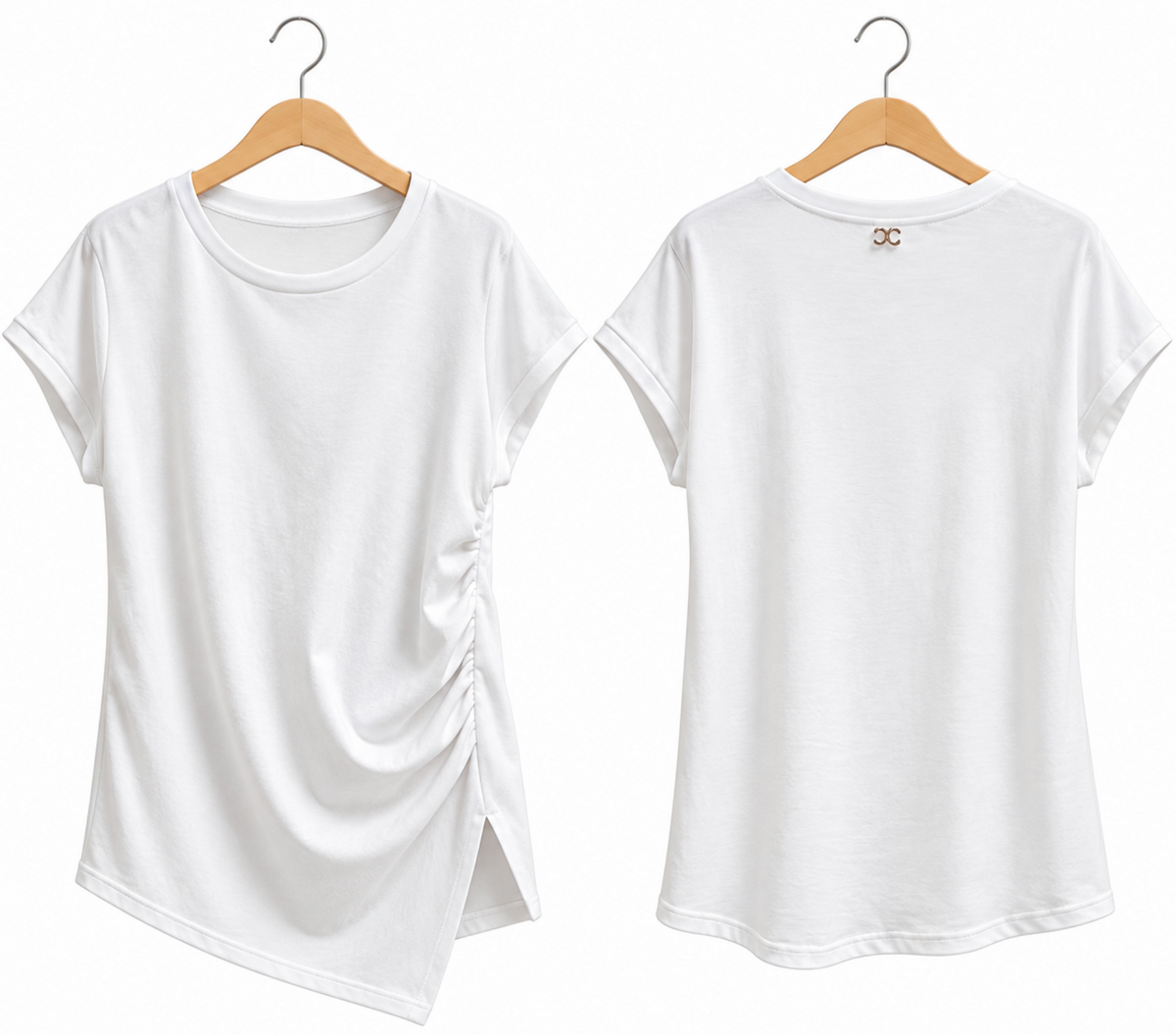 Camiseta Drapeada Alba