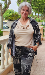 Top satinado con tirantes largo distintos colores