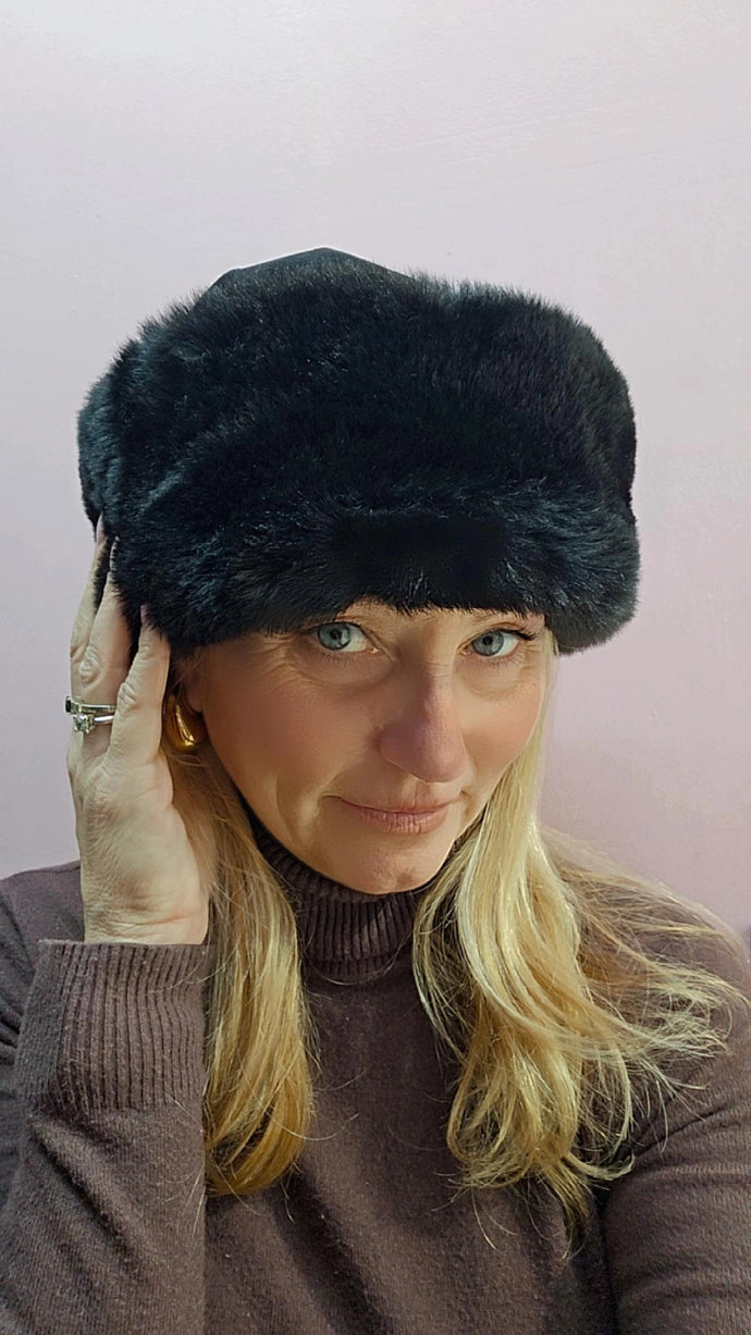 Gorro Tabaco de Pelo Sintético