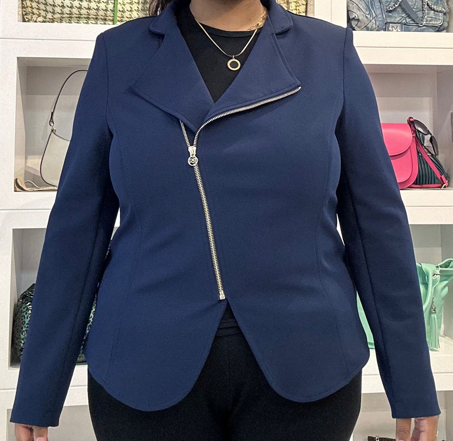 Chaqueta con cremallera Rinascimento