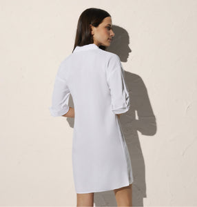 Vestido camisero blanco