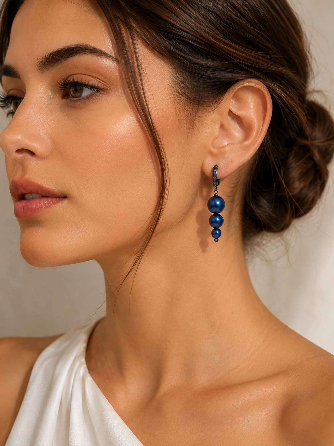 Pendientes Raquel Midnight Pearl | Alvisa & Co.