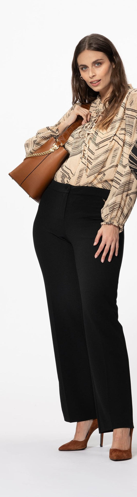 Pantalones curvy con charm Kitana