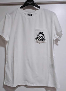 Camiseta de manga corta print cebra Mimì-Muà