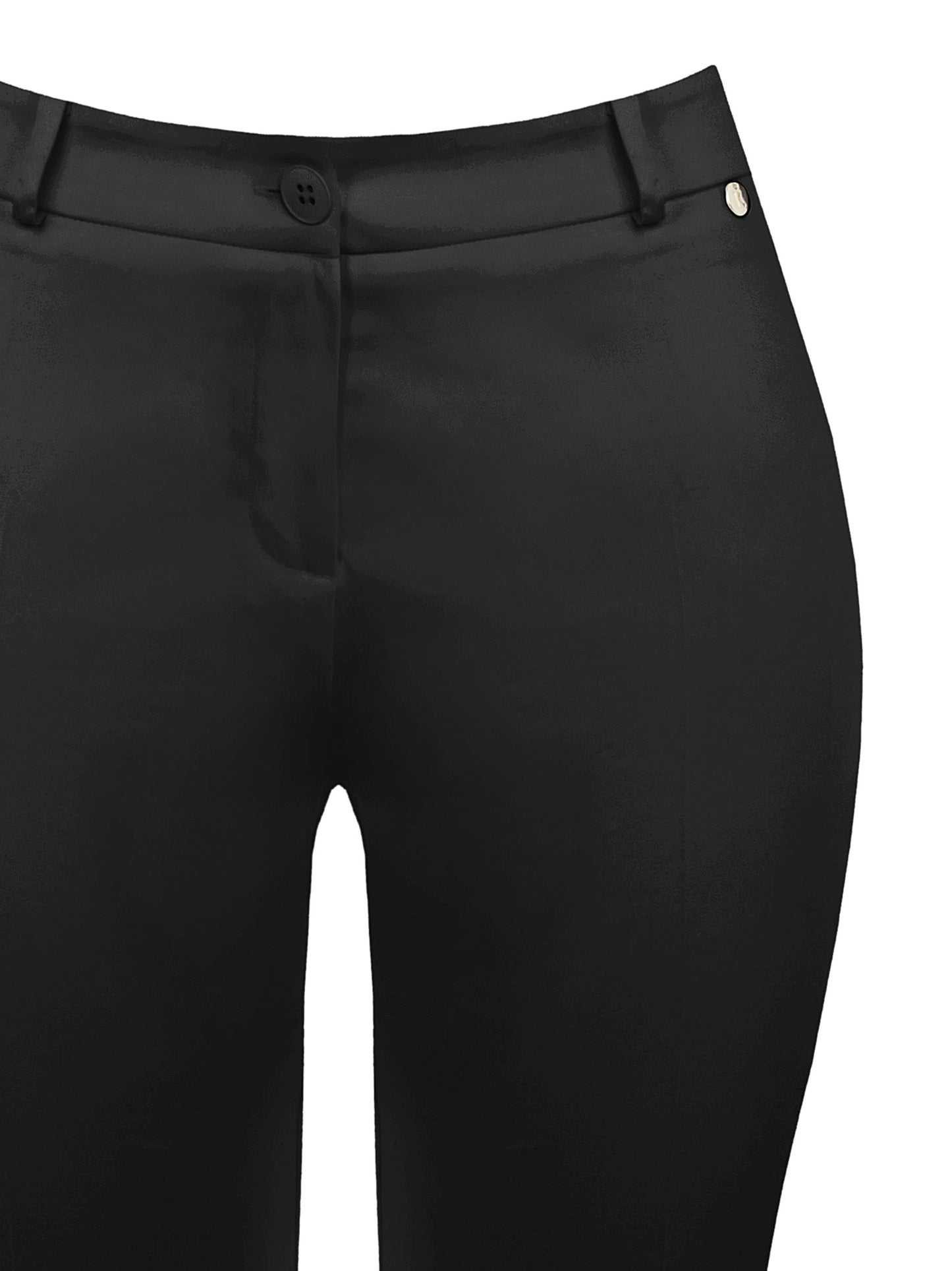 Pantalón curvy negro algodon Kitana